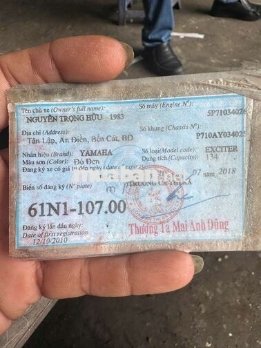 YAMAHA EXCITER 2010 ĐỎ ĐEN