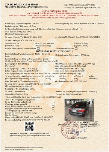 Cần bán xe Camry đời 2017. Máy 2.5G 