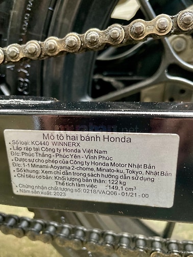 Cần bán Winner X V3 đời 2023 đen bóng chính chủ biển TPHCM xe đẹp zin