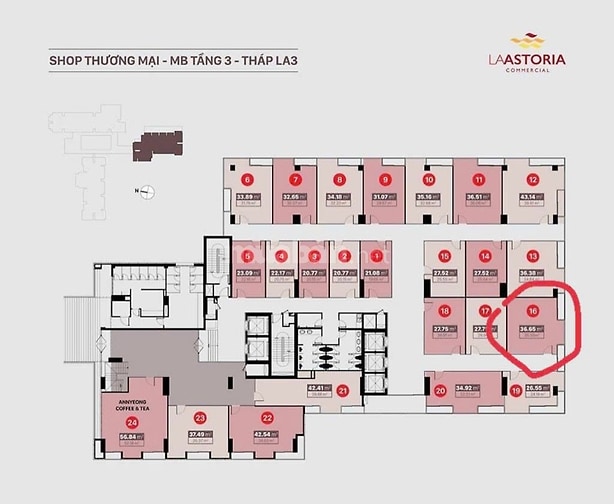 chính chủ nhượng lại căn shop thương mại quận 2 