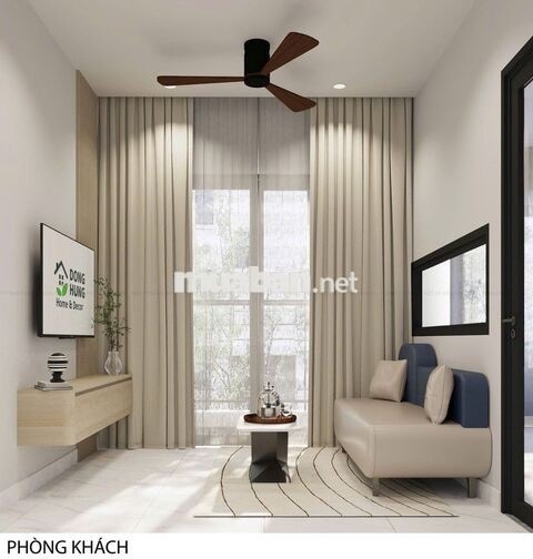 Cho thuê căn hộ D Aqua 68m2 2PN, 2WC full nội thất cao cấp view Q1