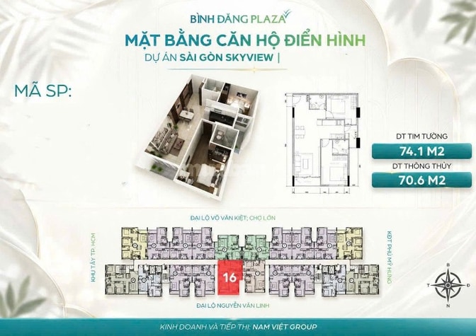 Chủ bán gấp CC SaigonSkyview,Q8,2PN,2WC,tầng 15,view đẹp,chênh nhẹ