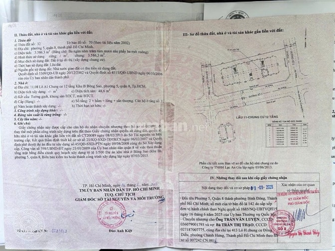 CC Bông Sao A P5 Q8 48,6m2 SHR thang máy NH hỗ trợ 1,7 tỷ. HHMG 30TR