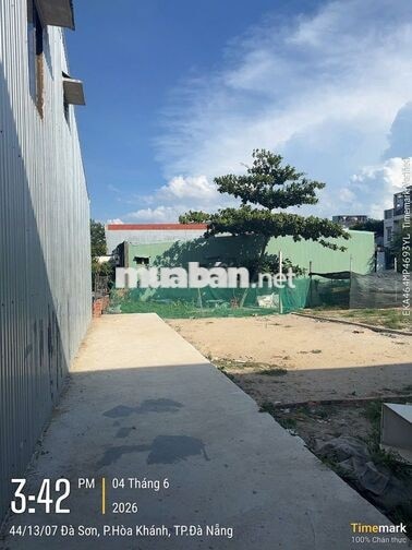 Bán đất kiệt oto Đà Sơn - Hoà Khánh 2t7 TL