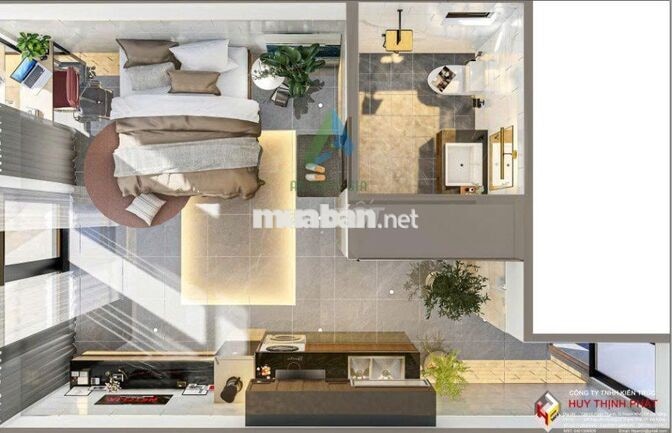 Cần cho thuê tòa căn hộ 6 tầng đường Nguyễn Bá Lân, P.Mỹ An