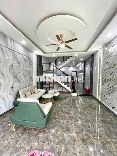 nhà 1 trệt 2 lầu AN PHÚ, THUẬN AN, Đầy đủ nội thất
