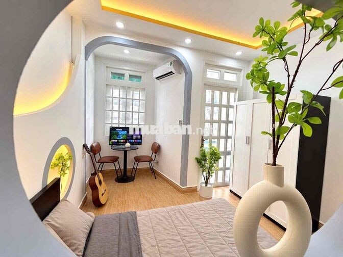 Căn hộ 1PN ban công full nội thất Cách Mạng Tháng Tám Quận 10