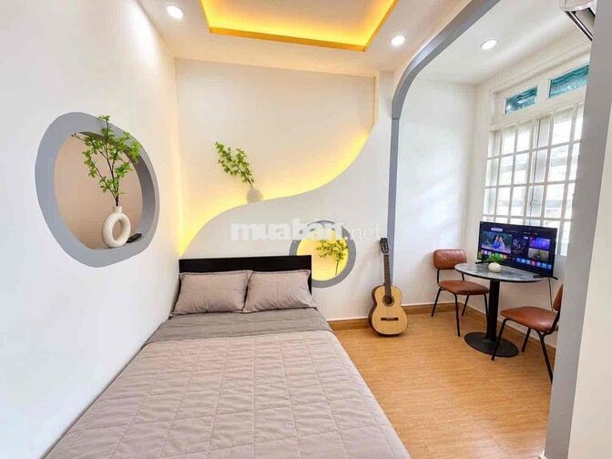 Căn hộ 1PN ban công full nội thất Cách Mạng Tháng Tám Quận 10