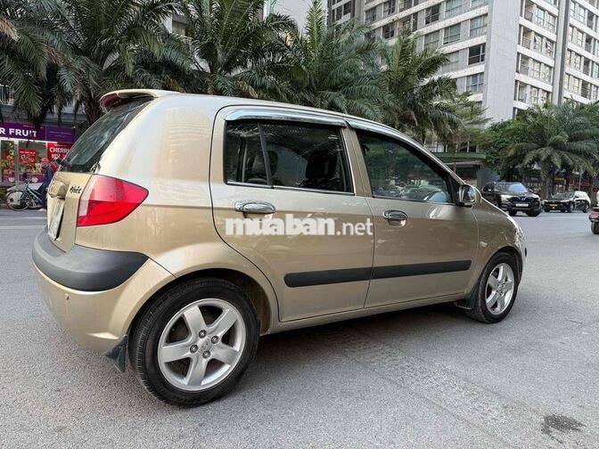 Hyundai Getz nhâp đăng kí 2009 Số tự động vàng cát