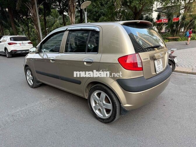 Hyundai Getz nhâp đăng kí 2009 Số tự động vàng cát