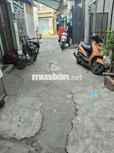 TÂN THỚI NHẤT NHÀ 2 TẦNG DT 107m2 5❌21  phường Đông Hưng Thuận Q12
