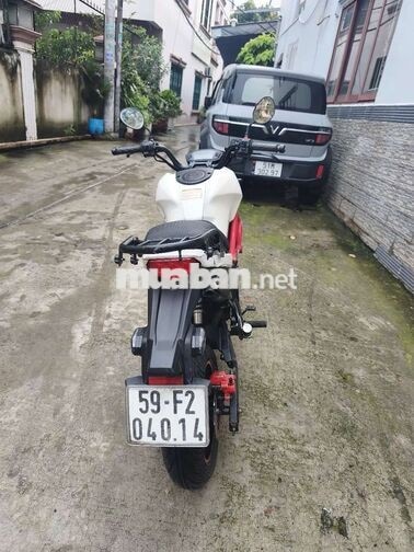 Xe máy Ducati 110 mini 2018 Trắng đen