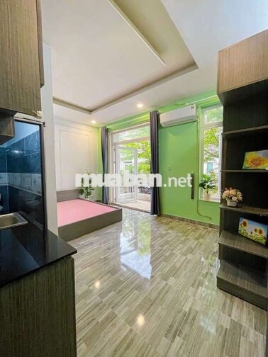 Cho thuê Studio ban công ngayCityLand - Emart Phan Văn Trị 
