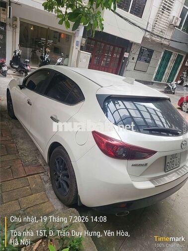 Mazda 3 2016 Hatchback 136603 km Trắng