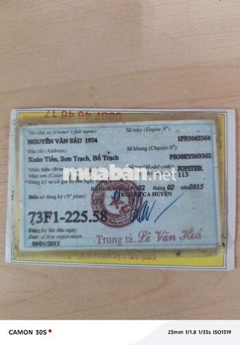 Yamaha Jupiter 2015 113cc Vàng đen