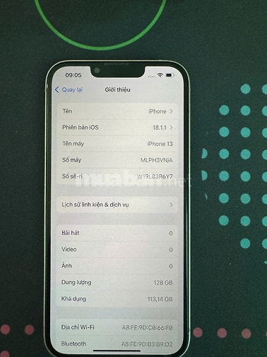 APPLE IPHONE 13 128GB MÀU HỒNG