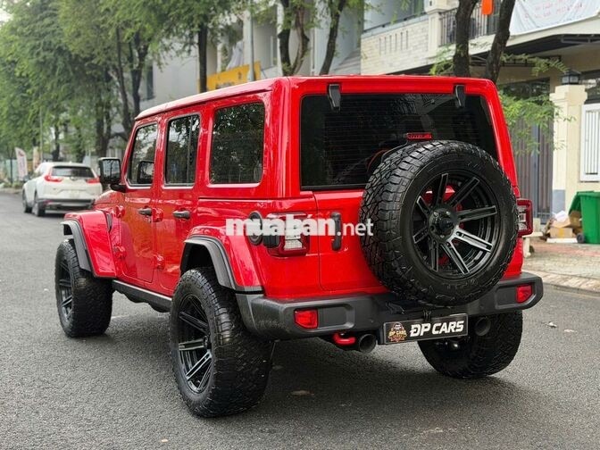 Jeep Wrangler Rubicon 2023, Màu đỏ, Xe đẹp