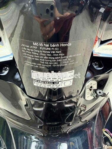 Honda Future 125 2025 màu Đen