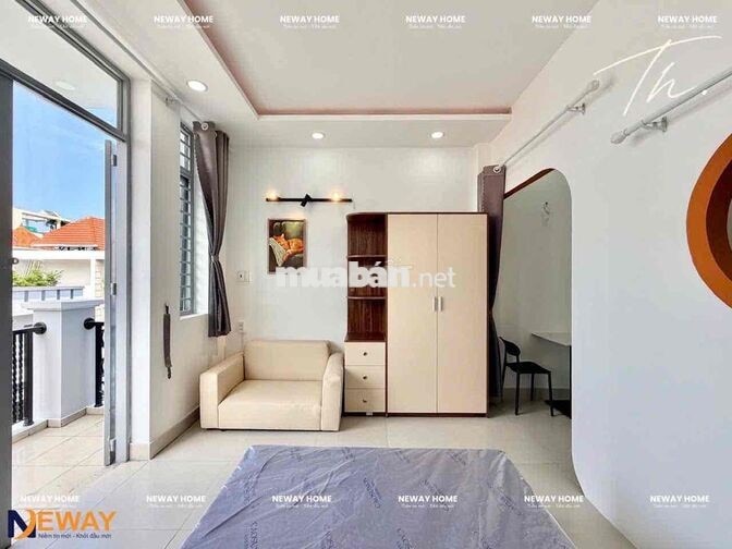 CHO THUÊ CHDV 1 PHÒNG NGỦ MỚI XÂY - NGAY AEON TÂN PHÚ - FULL NỘI THẤT