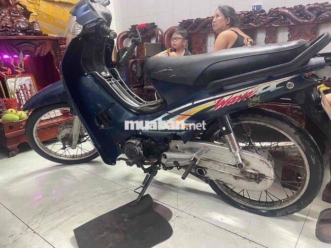 Honda Wave Alpha 97cc màu xanh