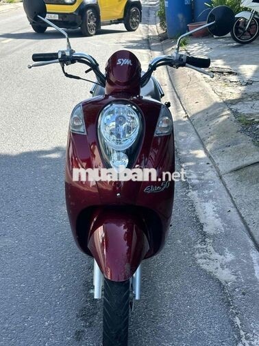 SYM Elite 50 2019 10000 km màu Đỏ