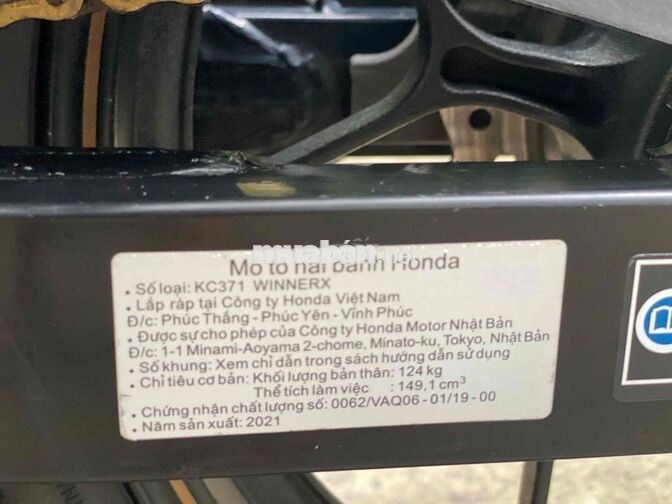 HONDA WINNER X 2022 Abs Bst70 Chính Chủ Ký Giấy