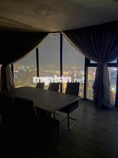Cho thuê 4PN Vinhomes Ba Son view vòng cung Sông SG 60 triệu full NT