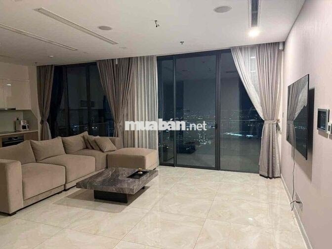 Cho thuê 4PN Vinhomes Ba Son view vòng cung Sông SG 60 triệu full NT