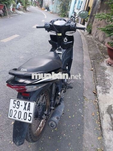 SYM GALAXY 50CC ĐEN TRẮNG XANH
