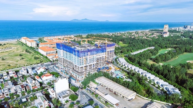 3 tỷ 2 sở hữu ngay căn hộ mặt biển Đà Nẵng . Newtown Diamond tòa R đẹp