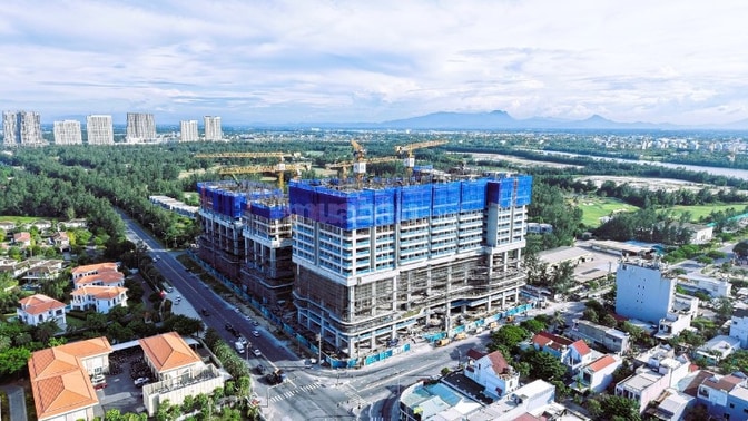 3 tỷ 2 sở hữu ngay căn hộ mặt biển Đà Nẵng . Newtown Diamond tòa R đẹp