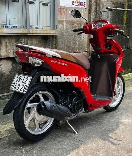 Honda Vision 2019 Smartkey màu Đỏ