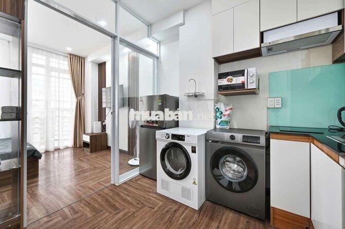 Căn hộ 1pn 40m2 ban công - Đinh Công Tráng Quận 1, gần chợ Tân Định