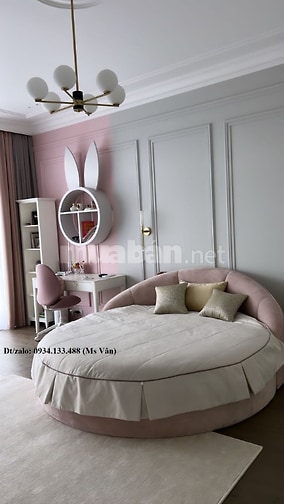 Mẫu giường tròn đẹp siêu xinh decor nhà cực chất