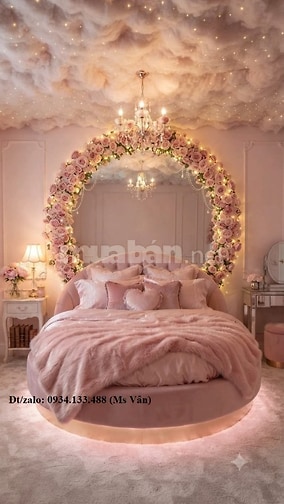 Mẫu giường tròn đẹp siêu xinh decor nhà cực chất