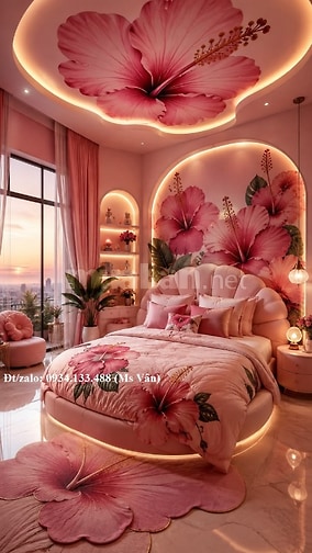 Mẫu giường tròn đẹp siêu xinh decor nhà cực chất