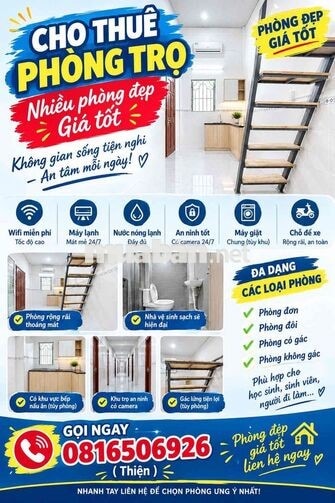 DUPLEX CỬA SỔ THOÁNG MÁT - GẦN VÒNG XOAY PHÚ LÂM - ĐH MỞ GIA PHÚ