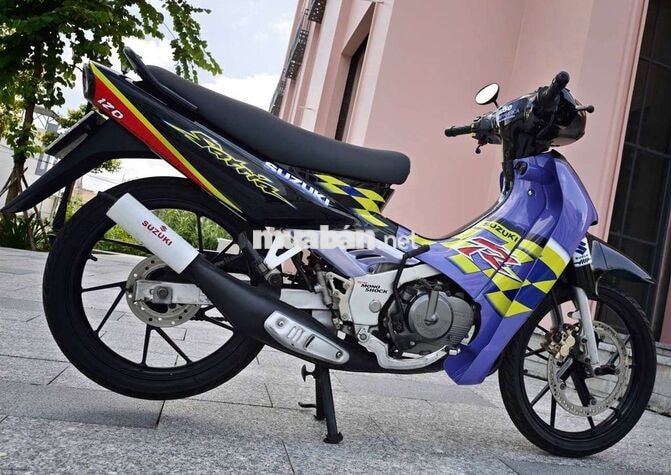 Suzuki Satria 120cc màu Tím đen