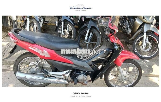 Honda Wave Alpha màu Đỏ đen