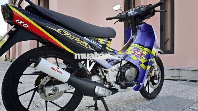 Suzuki Satria 120cc màu Tím đen
