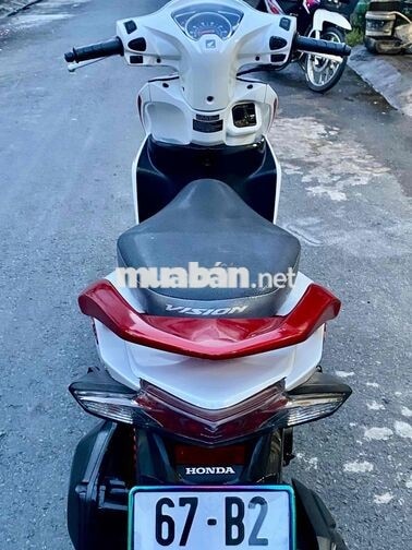 🌻HONDA  VISION ĐK 2020  xe zin khoá MasKey trắng B