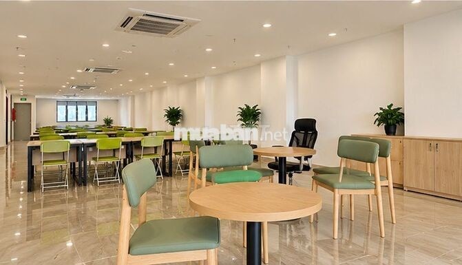 VĂN PHÒNG 160M² – TÒA NHÀ MỚI – ĐIỀU HÒA ÂM TRẦN – FREE SETUP 20 NGÀY
