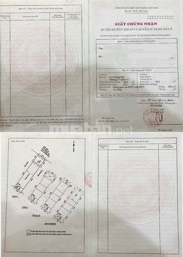 Nhà mặt tiền . Hẻm xe hơi 4PN6VS 3 lầu 1 sân thượng giấy tờ hợp lệ 