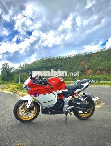 GPX Demon 150GR 150cc màu đỏ trắng
