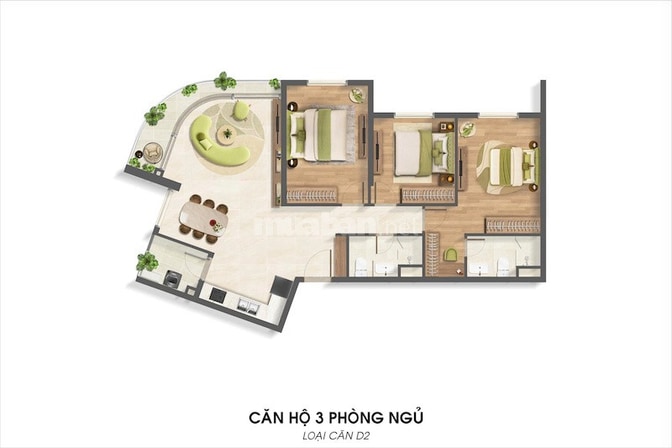 Mở bán đợt 1 Imperia Sensa Park đường Võ Chí Công, 1-3PN, 2.9-9.6 tỷ