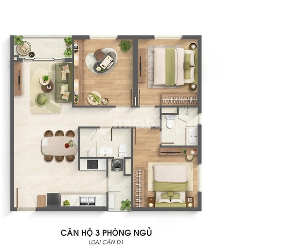 Mở bán đợt 1 Imperia Sensa Park đường Võ Chí Công, 1-3PN, 2.9-9.6 tỷ
