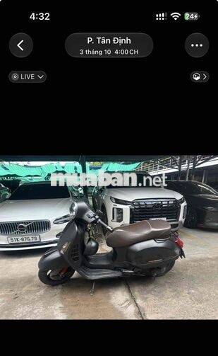 Vespa GTS Quasar 300cc 35k mile Đen nhám