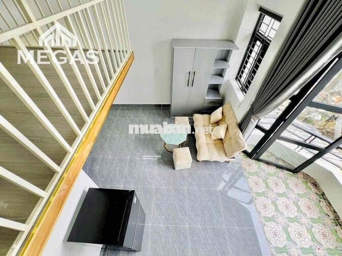 Duplex Máy Giặt Riêng _ Ban Công 30m2 _ Mới Xây ngay Cầu Tham Lương
