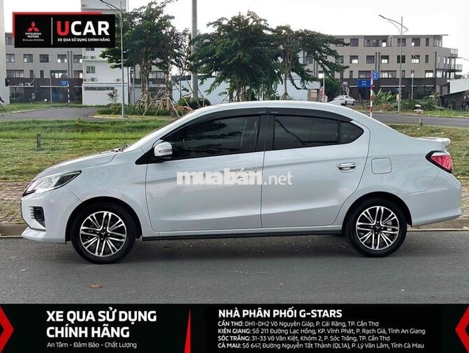 Mitsubishi Attrage 2021 CVT-H 40.000 km Trắng