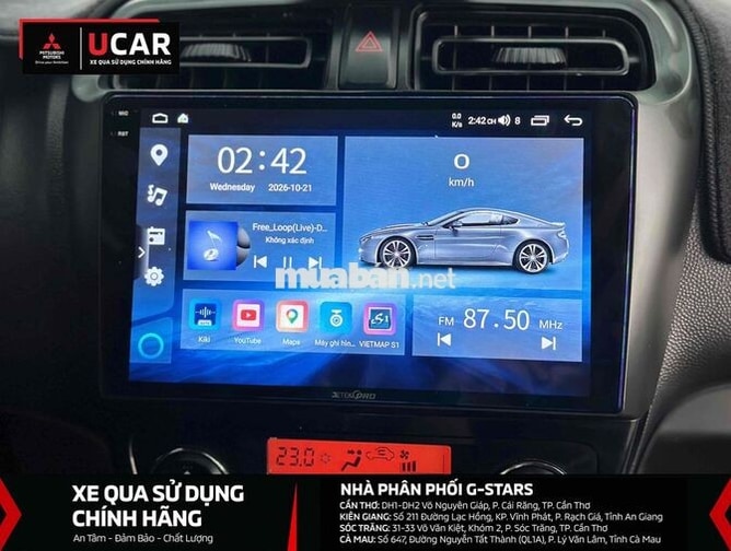 Mitsubishi Attrage 2021 CVT-H 40.000 km Trắng